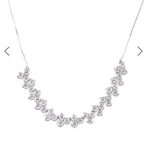 White gold diamond necklace